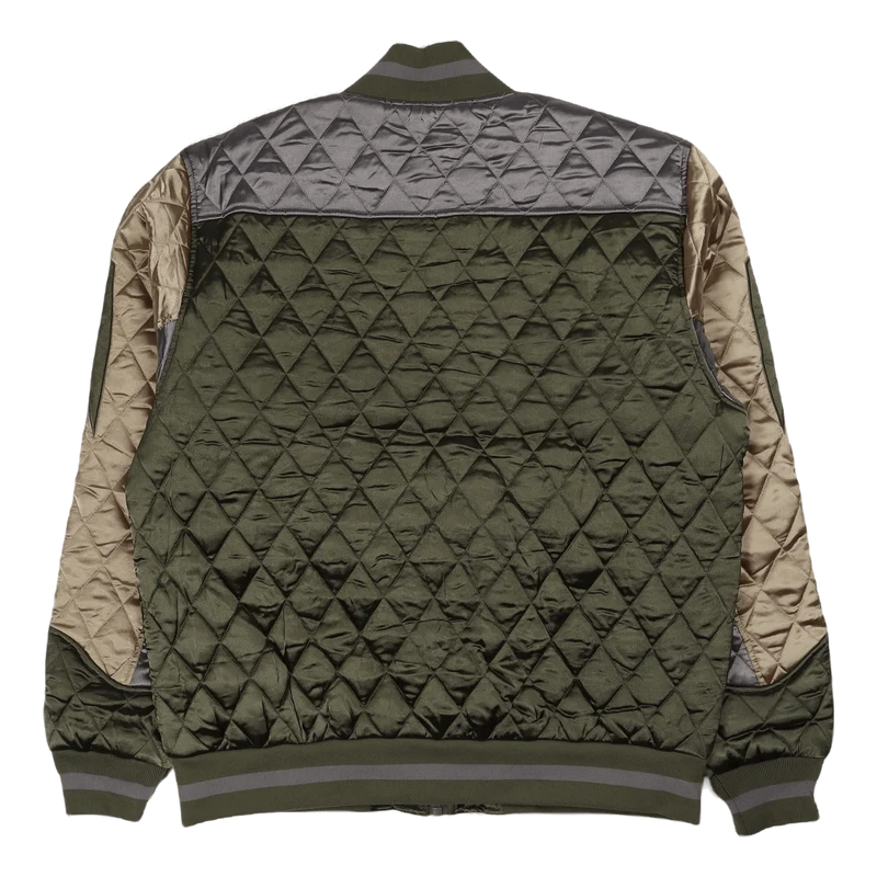 Lightining Bomber Jacket Olive
