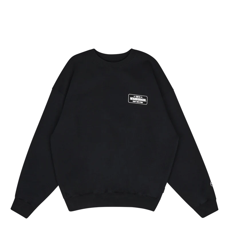 Classic-s Crewneck Ls . Co Bk