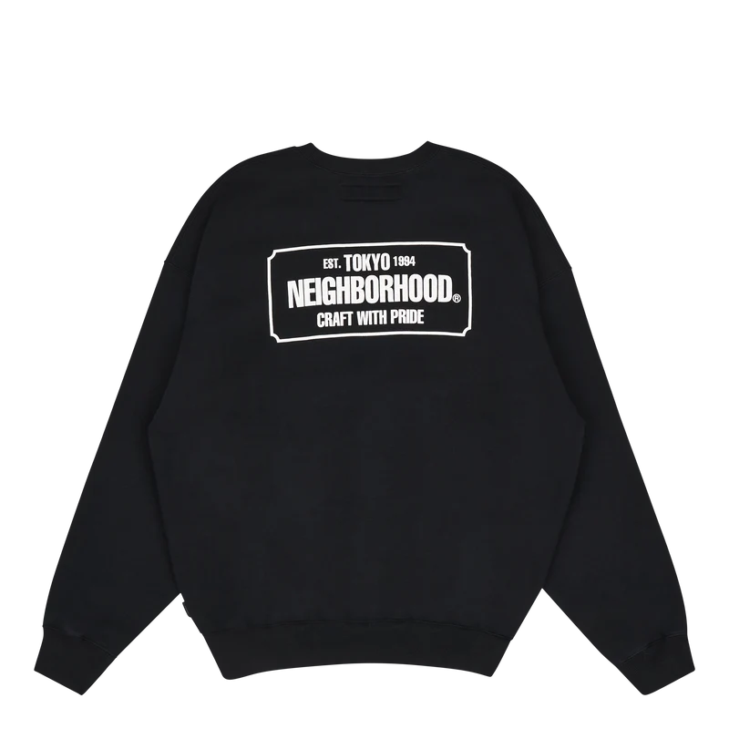 Classic-s Crewneck Ls . Co Bk
