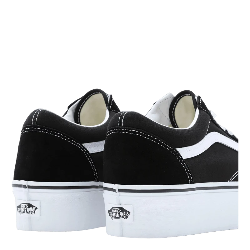 Ua Old Skool Stackform Suede/canvas Black/true White