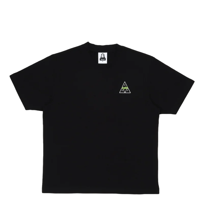 X-girl X Huf S/s Relax Tee Black