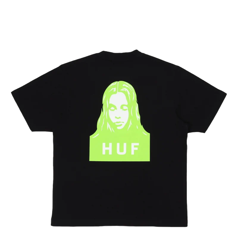 X-girl X Huf S/s Relax Tee Black