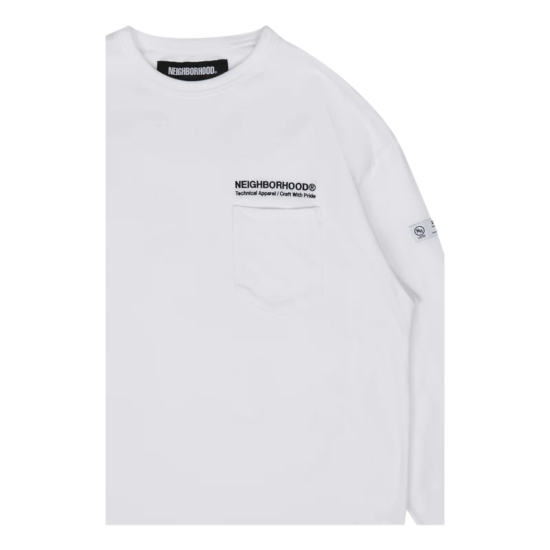Classic-p Crewneck Ls . Co Wh