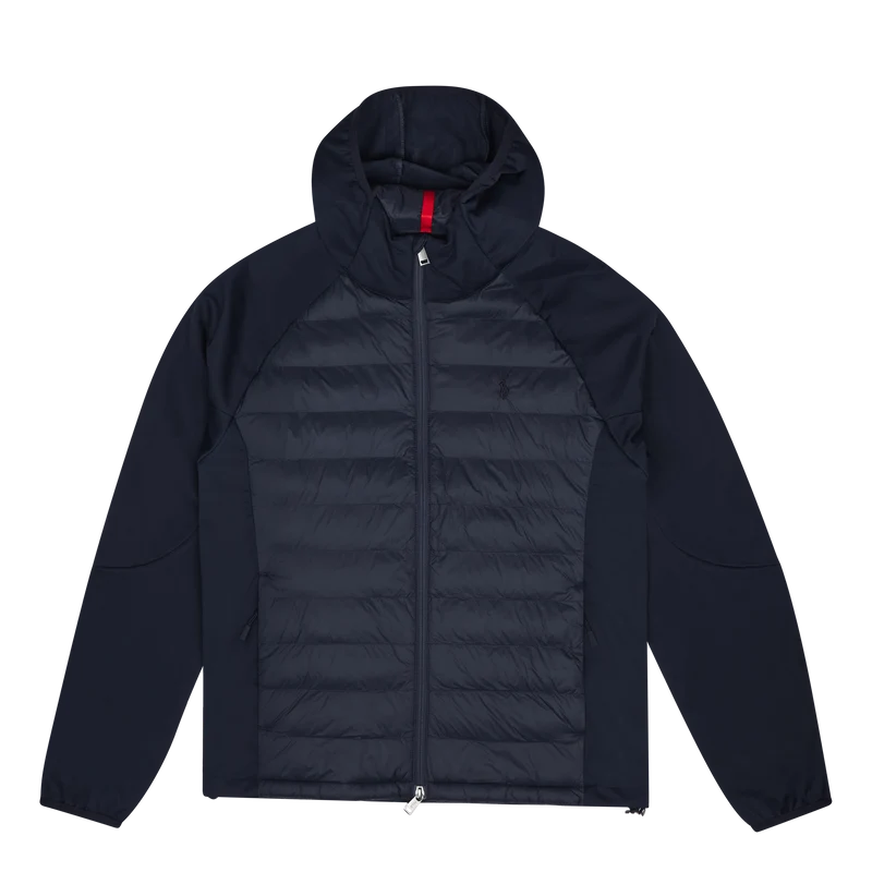 Water-Repellent Hybrid Jacket Collection Navy