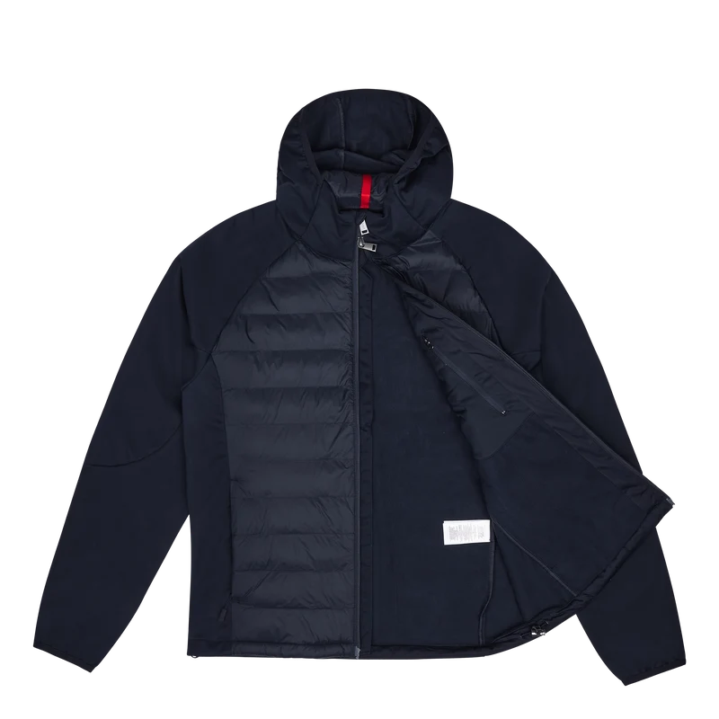 Water-Repellent Hybrid Jacket Collection Navy