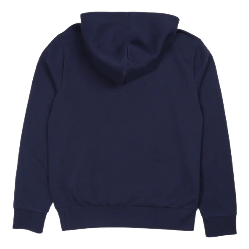 Logo-Embroidered Fleece Hoodie Cruise Navy