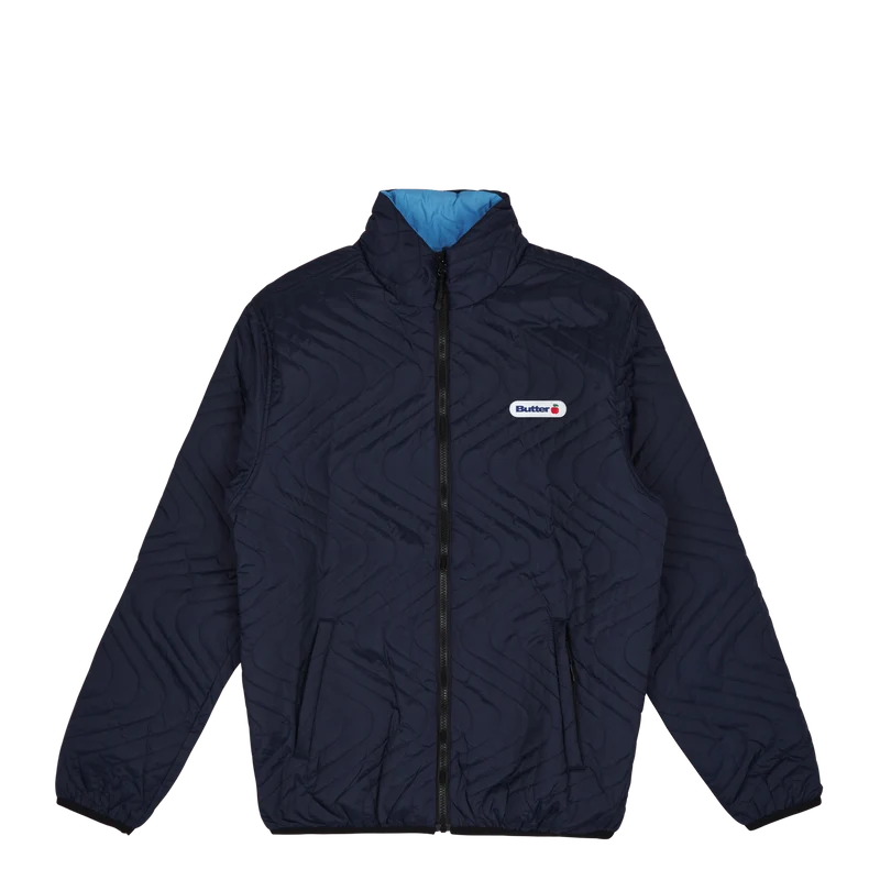 Quilted Reversble Jacket Navy/blue
