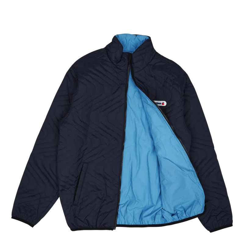 Quilted Reversble Jacket Navy/blue