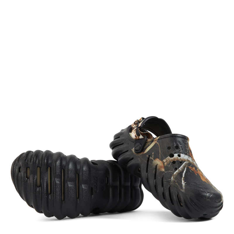 Echo Clog Black Real Tree