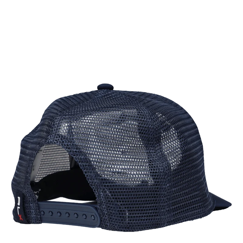 High-Crown Trucker Cap French Navy