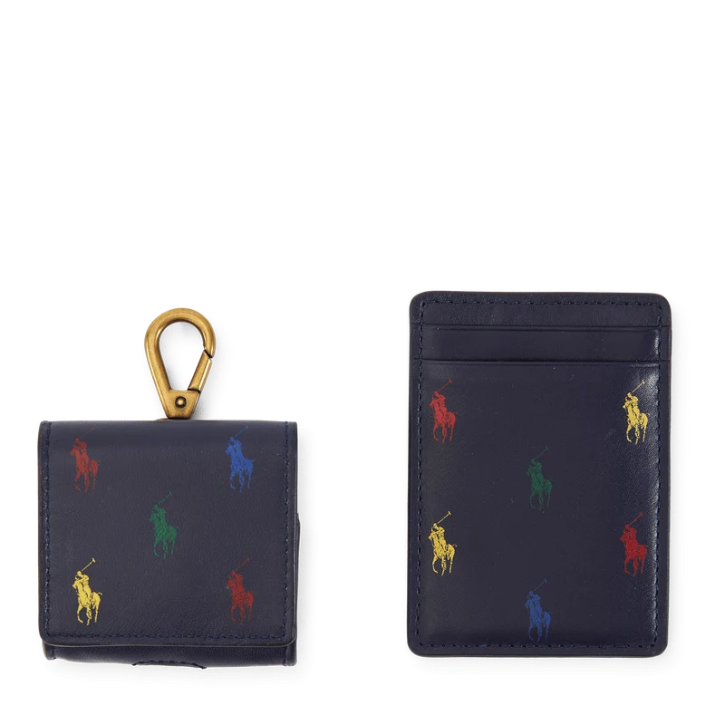 AirPods Case & Magnetic Card Case Set Navy/Multi Pony