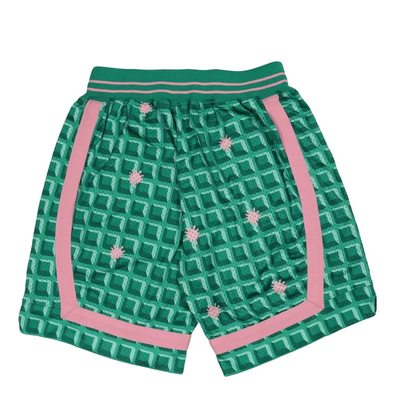 Waffle Basketball Short Green