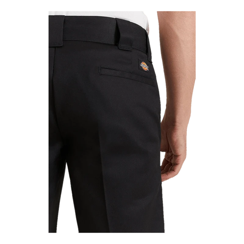 11´ Slim Straight Work Shorts Black
