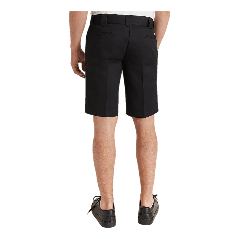 11´ Slim Straight Work Shorts Black