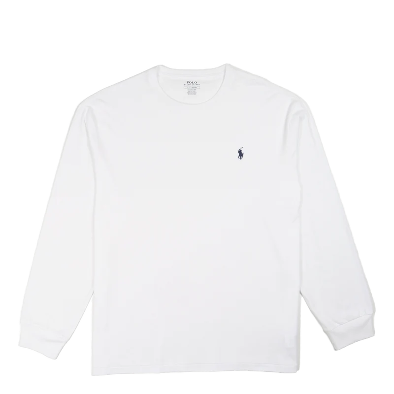 Classic Fit Jersey Long-Sleeve T-Shirt White