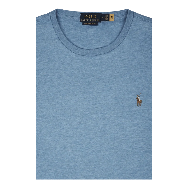 Custom Slim Fit Soft Cotton T-Shirt Soft Royal Heather