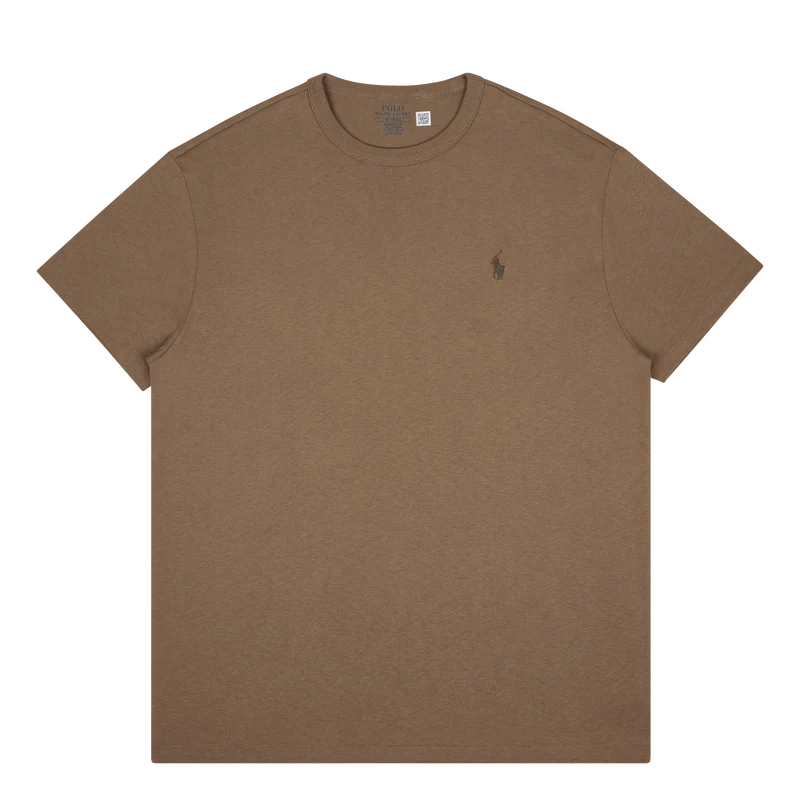 Classic Fit Jersey Crewneck T-Shirt Montana Khaki
