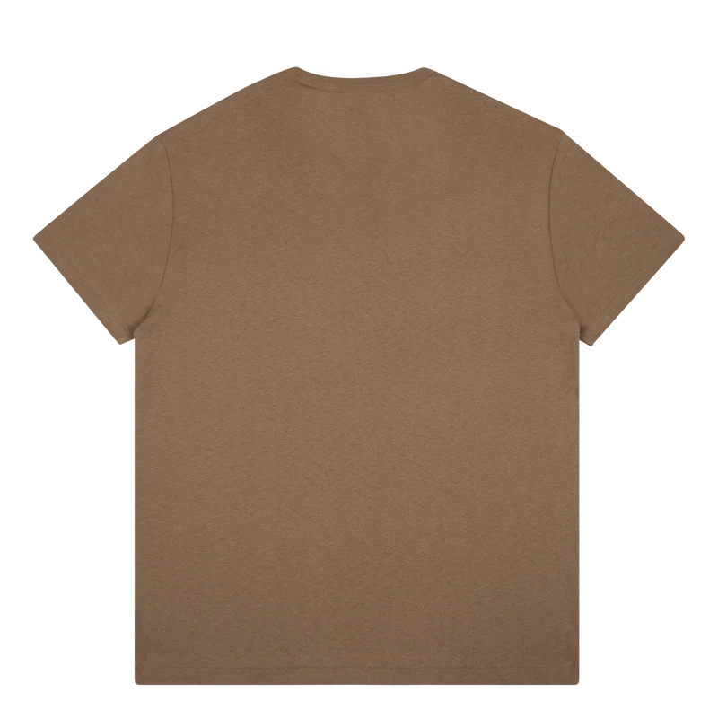 Classic Fit Jersey Crewneck T-Shirt Montana Khaki