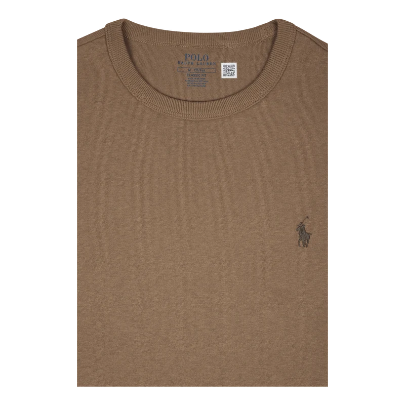 Classic Fit Jersey Crewneck T-Shirt Montana Khaki
