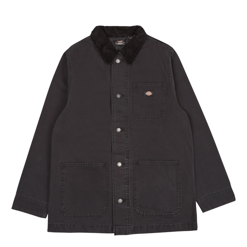 Dickies Duck Canvas Chore Coat Sw Black
