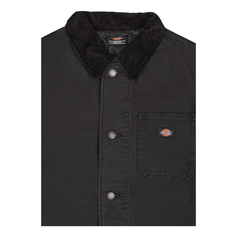 Dickies Duck Canvas Chore Coat Sw Black