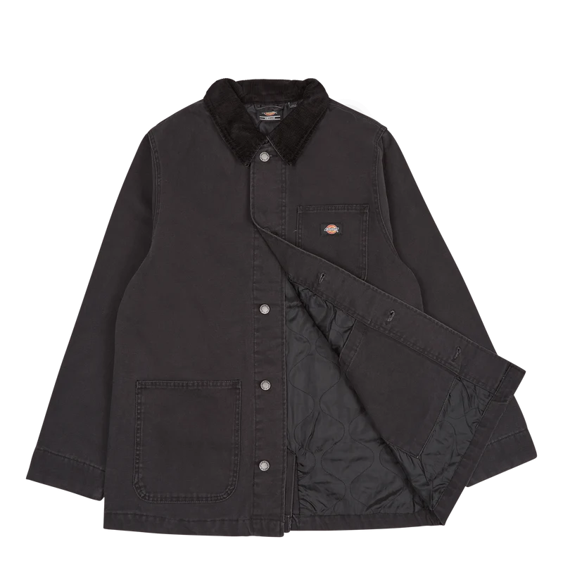 Dickies Duck Canvas Chore Coat Sw Black