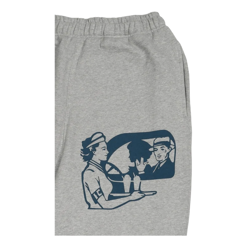 Multi Logo Sweatpant Heather Grey