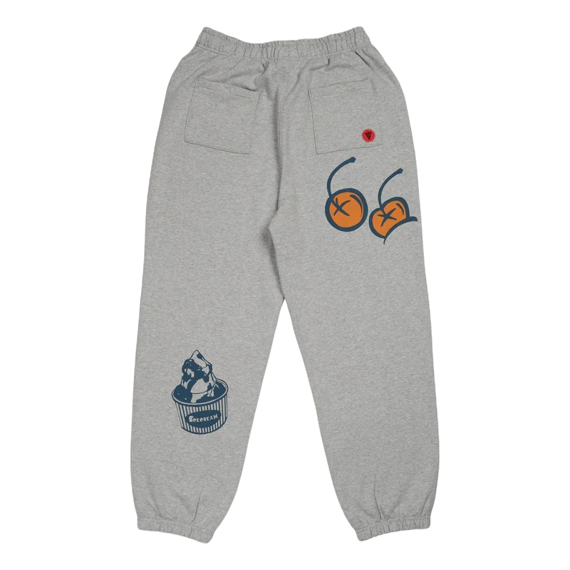 Multi Logo Sweatpant Heather Grey