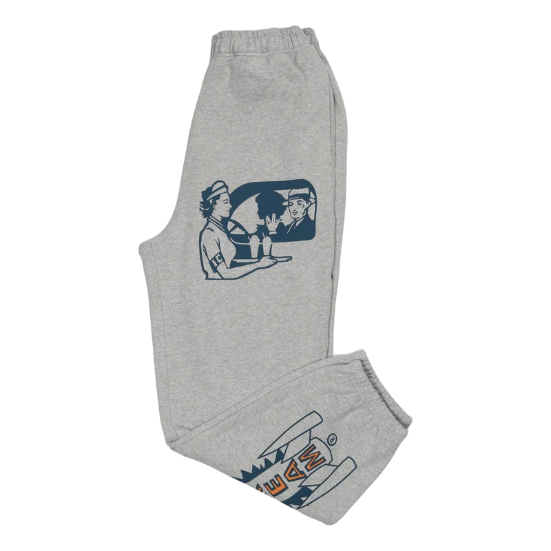 Multi Logo Sweatpant Heather Grey