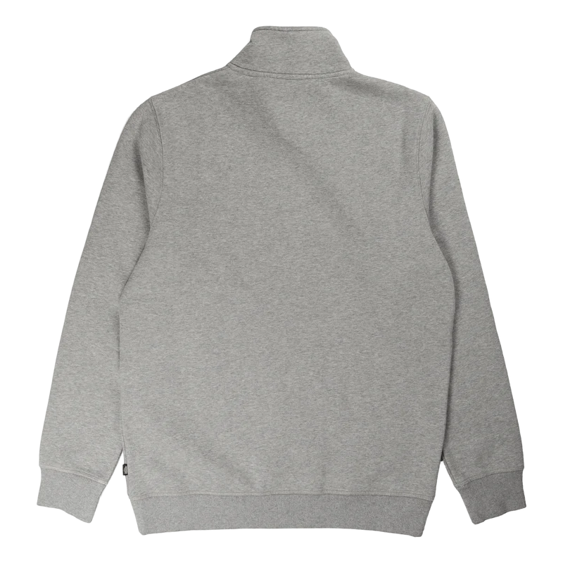 Oakport Quarter Zip Grey Melange