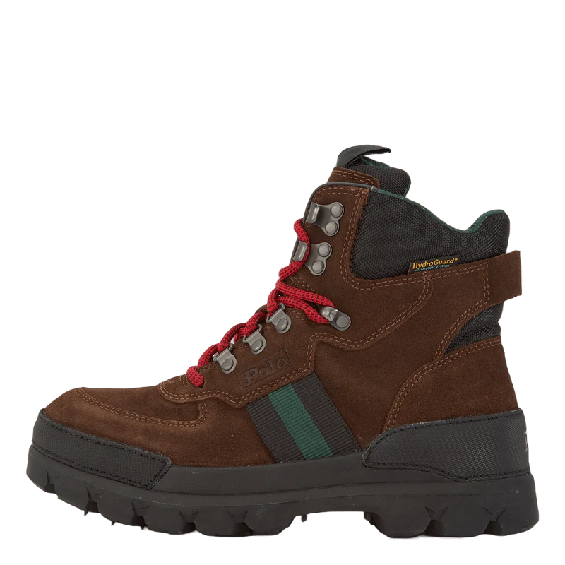 Oslo Waterproof Suede & Oxford Boot Chocolate Brown/Rl2000 Red