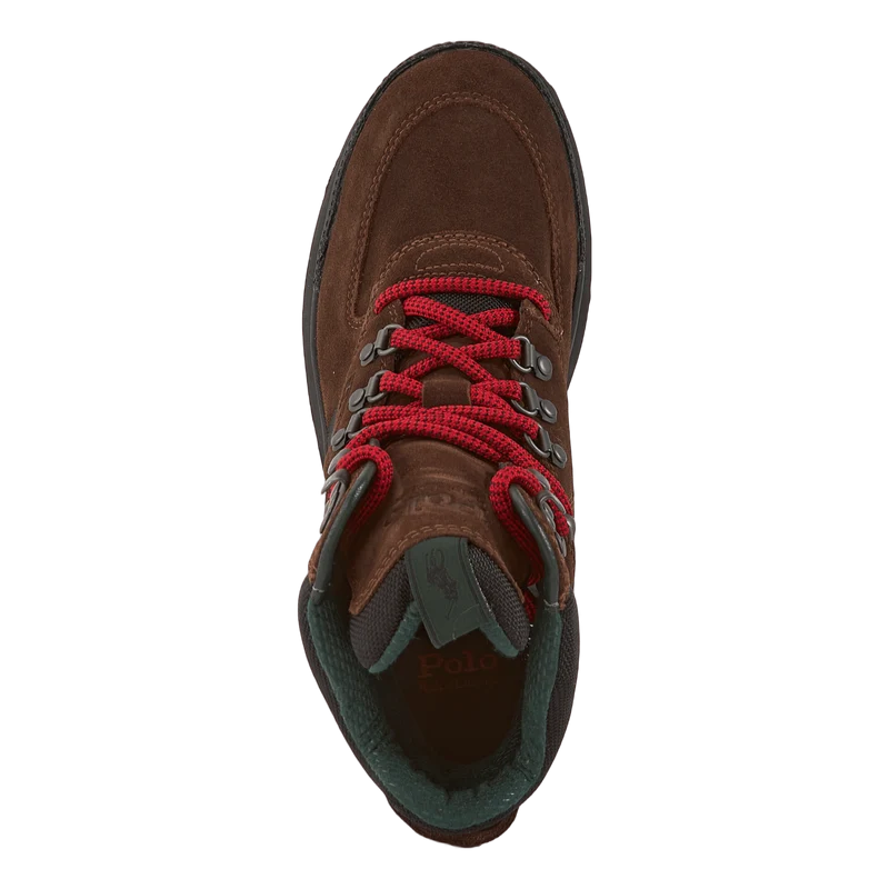 Oslo Waterproof Suede & Oxford Boot Chocolate Brown/Rl2000 Red