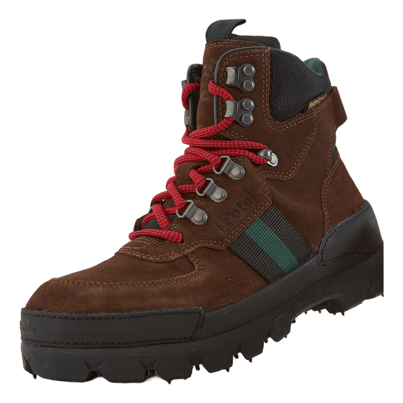 Oslo Waterproof Suede & Oxford Boot Chocolate Brown/Rl2000 Red