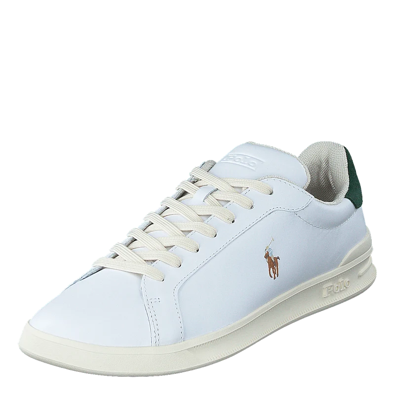 Heritage Court II Leather Sneaker White / College Green