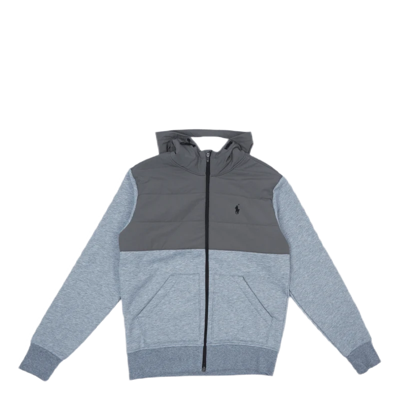 Hybrid Full-Zip Hoodie Grey Htr