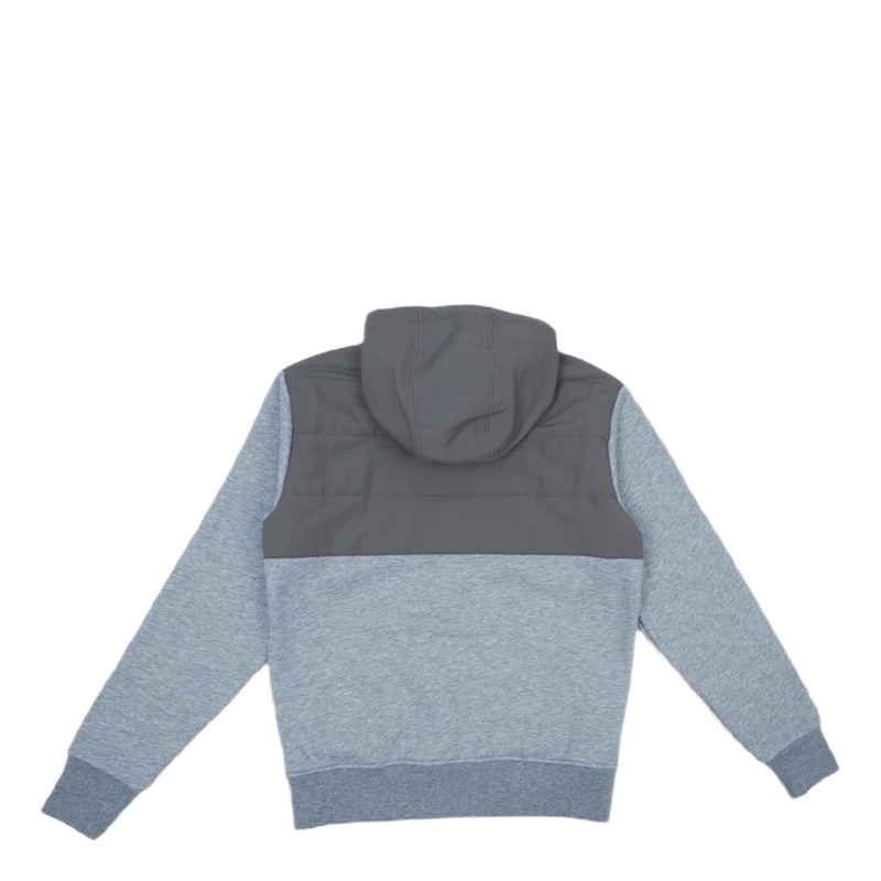 Hybrid Full-Zip Hoodie Grey Htr