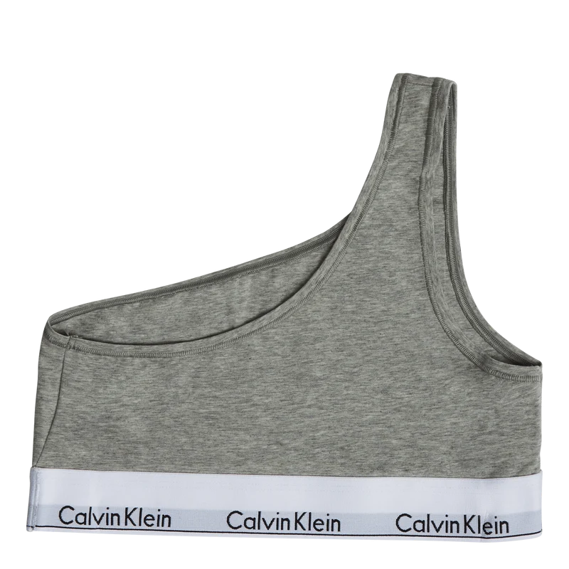 Unlined Bralette (one Shoulder Grey