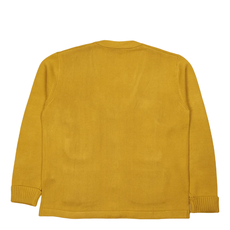 Collegiate Cardigan Yellow