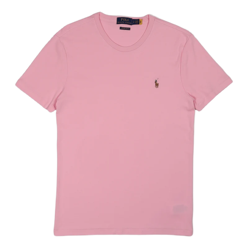 Custom Slim Fit Soft Cotton T-Shirt Carmel Pink