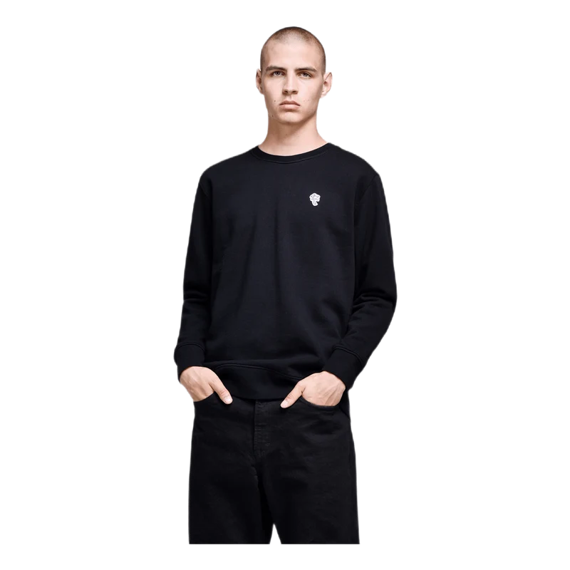 Sporty La Crewneck Black