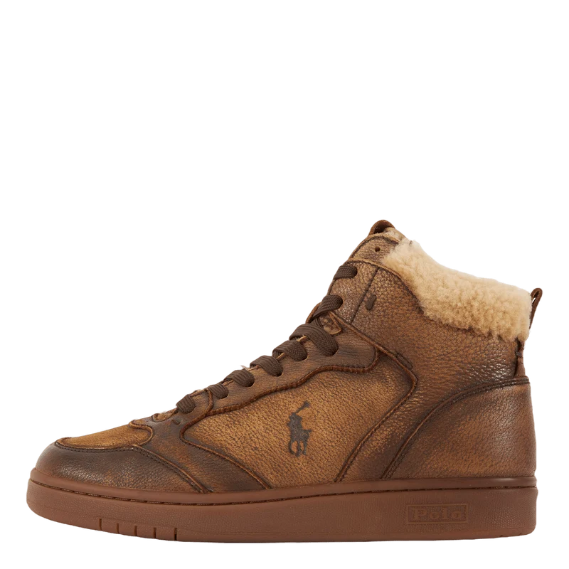 Polo Crt Hgh-sneakers-low Top Brown