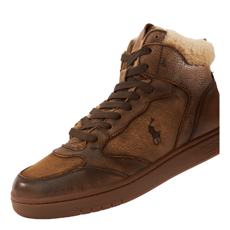 Polo Crt Hgh-sneakers-low Top Brown
