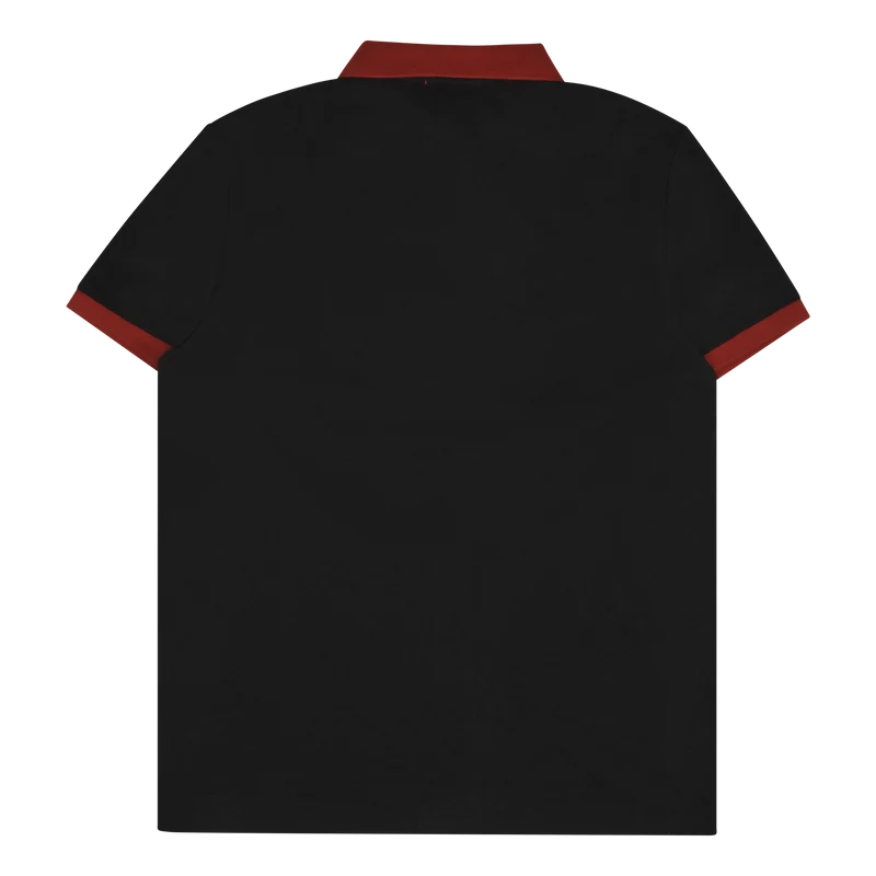 20/1 Mesh-ssl-psh Polo Black