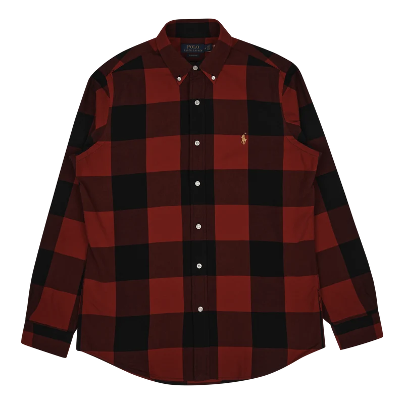 Classic Fit Oxford Shirt Red/Black