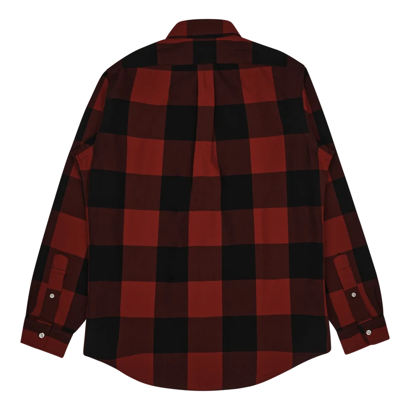 Classic Fit Oxford Shirt Red/Black