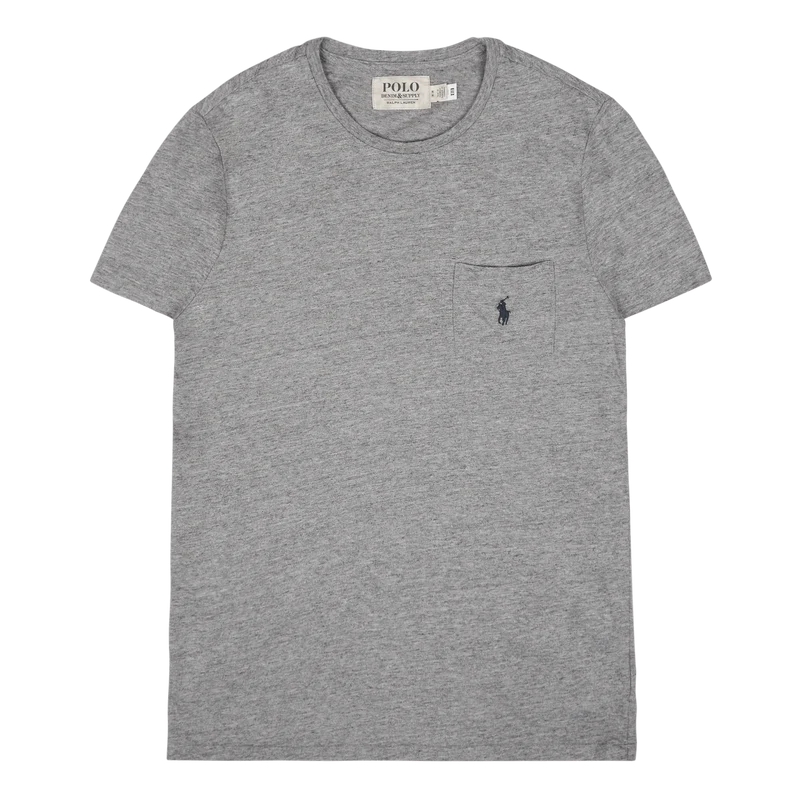 Custom Slim Fit Jersey Pocket T-Shirt Dark Vintage Heather