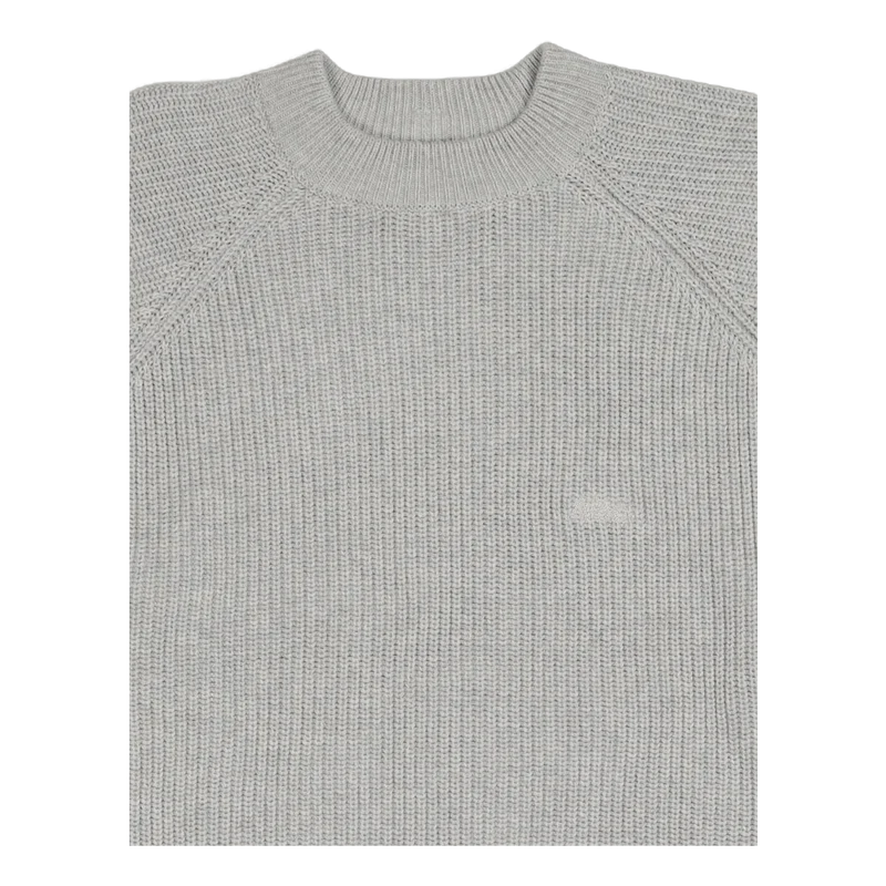 Abc. 123. Ribbed Crewneck Jasper Grey