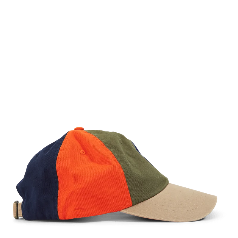 Color-Blocked Twill Ball Cap