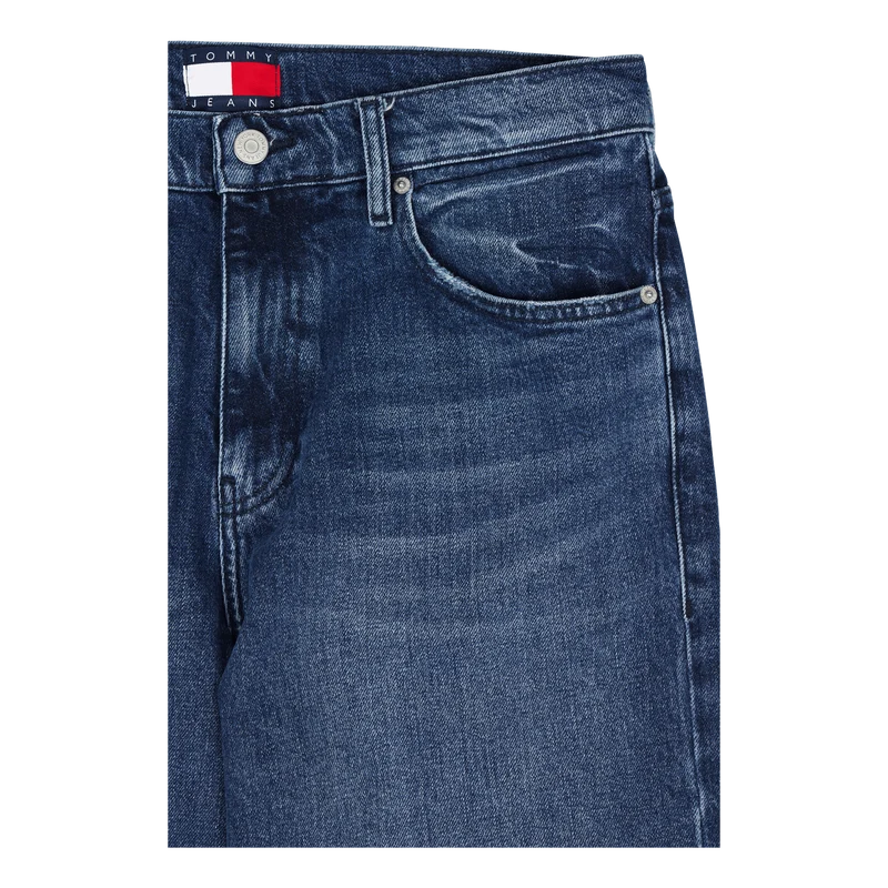 Tjcu Wide Leg Denim Pant Indigo Denim Stone Washed