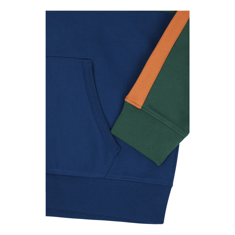 Double-Knit Mesh Sweatshirt Primary Green Multi